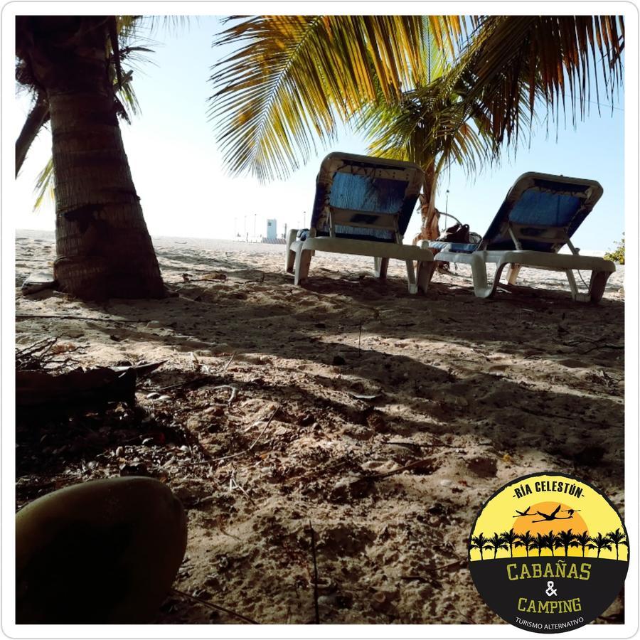 Cabanas Camping Ria Celestun Extérieur photo
